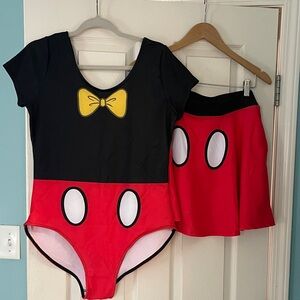 Disney Mickey Red & Black Costume Set